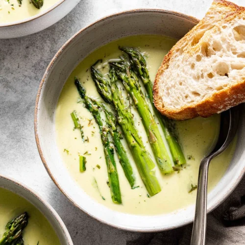 Delicious asparagus soup perfect for family meals