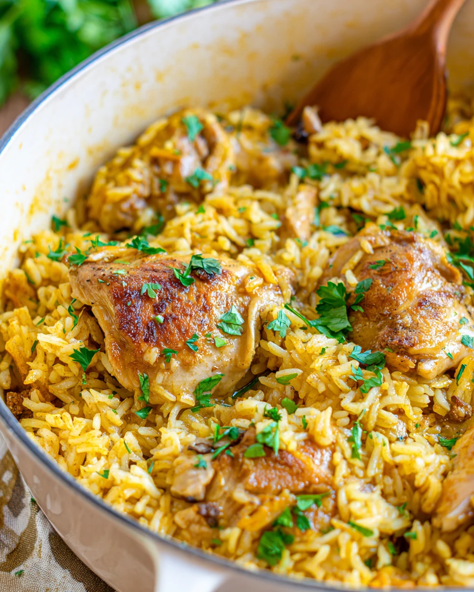 Delicious chicken and rice, perfect for busy weeknights.