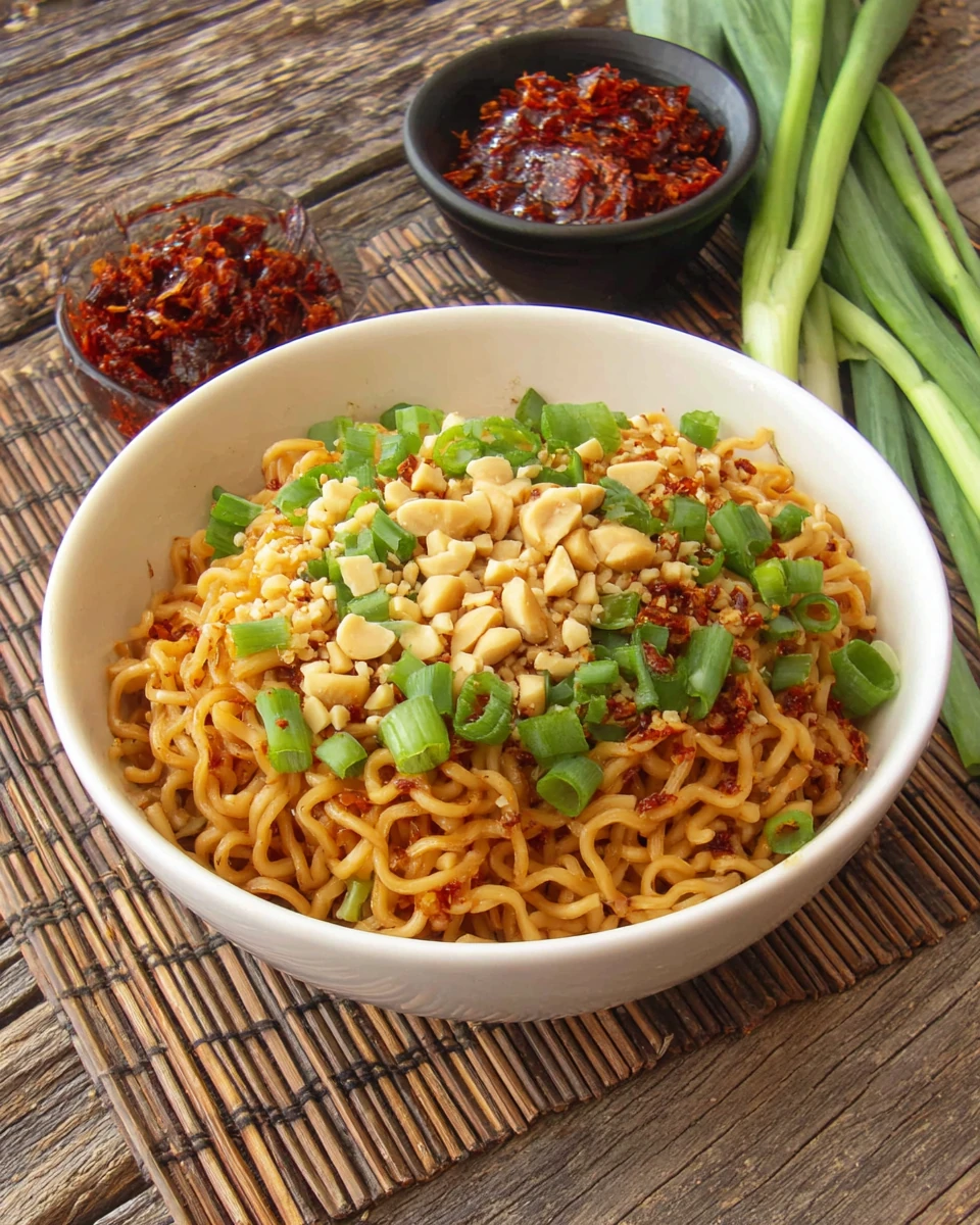 Spicy Chili Crisp Noodles Recipe Delicious chili crisp noodles with spicy and creamy flavors.