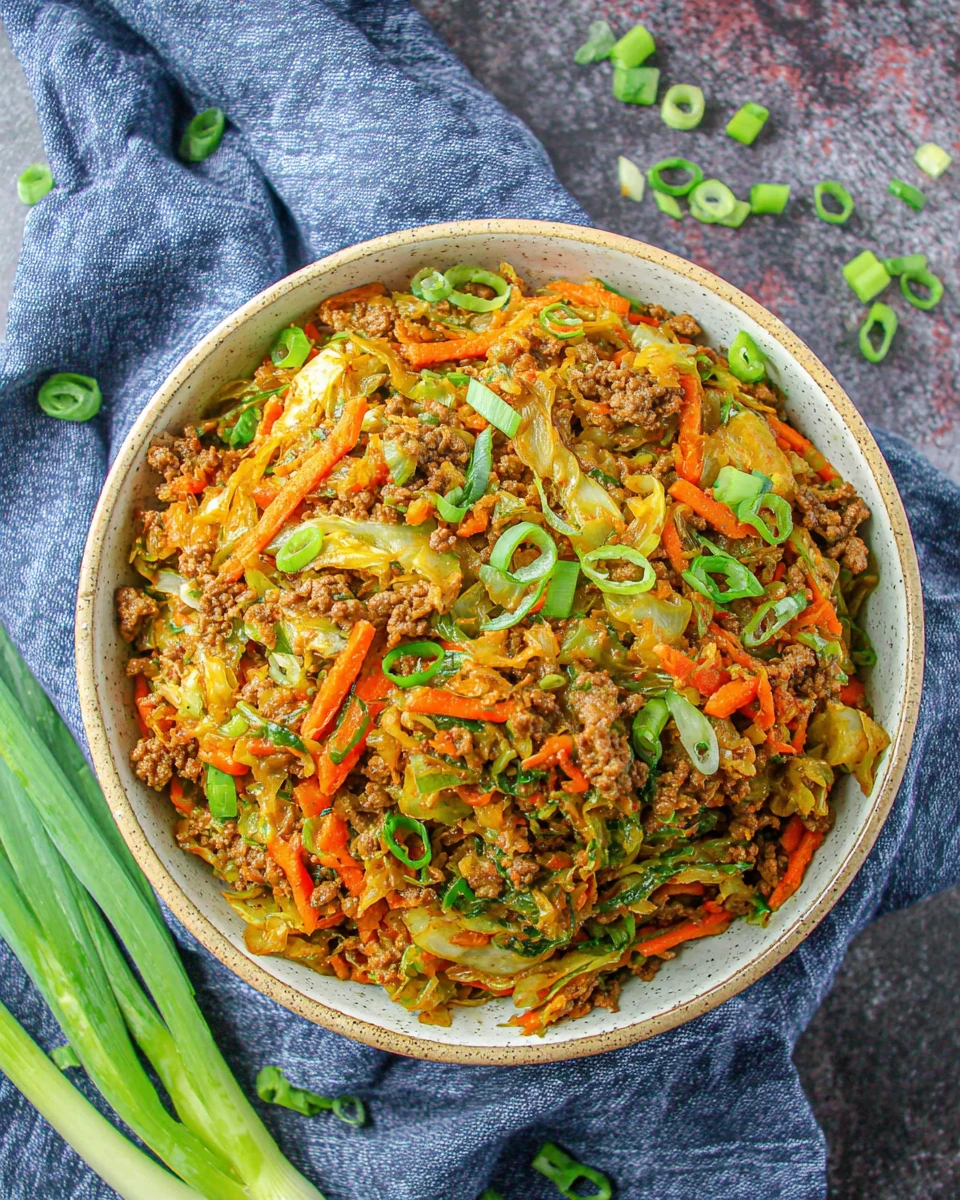 Egg Roll in a Bowl: A Deliciously Simple Weeknight Dinner