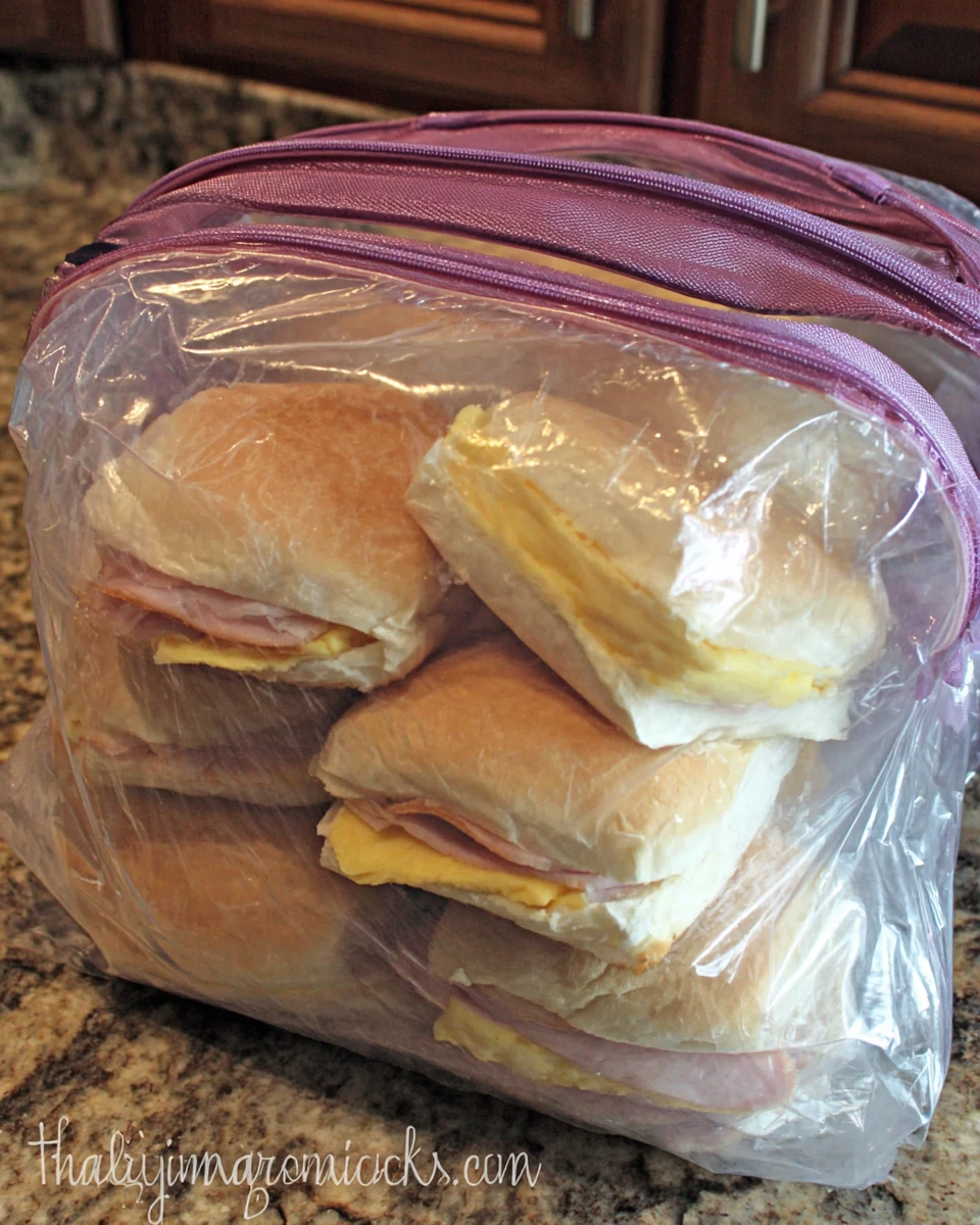 Freezer Breakfast Sandwiches for Quick Mornings Delicious freezer breakfast sandwiches for easy morning meals.
