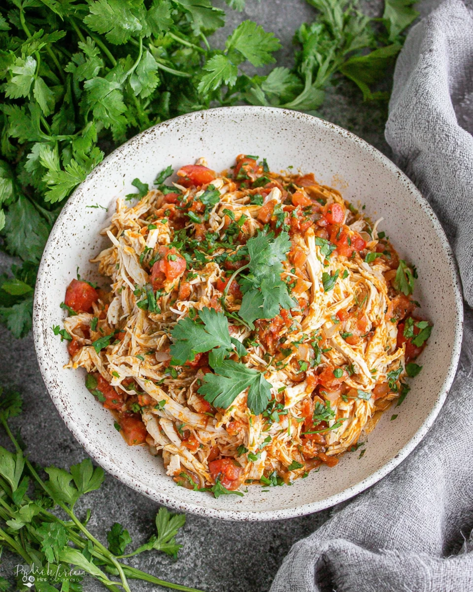 Delicious Instant Pot Chicken Recipe Instant Pot chicken with zesty salsa, perfect for quick dinners.
