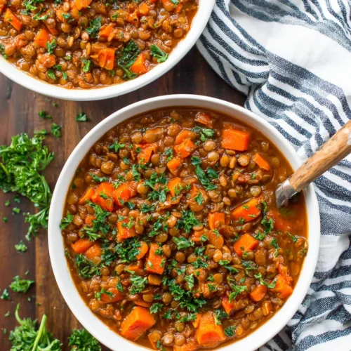 Instant Pot Lentil Soup: A Cozy and Healthy Delight 1 Delicious instant pot lentil soup for meal prep.