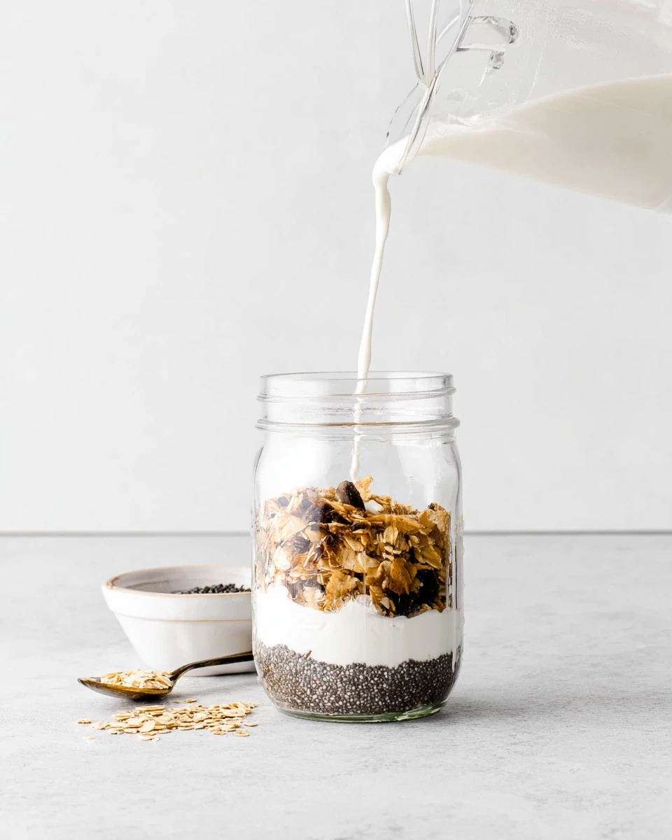Creamy overnight oats recipe for busy mornings