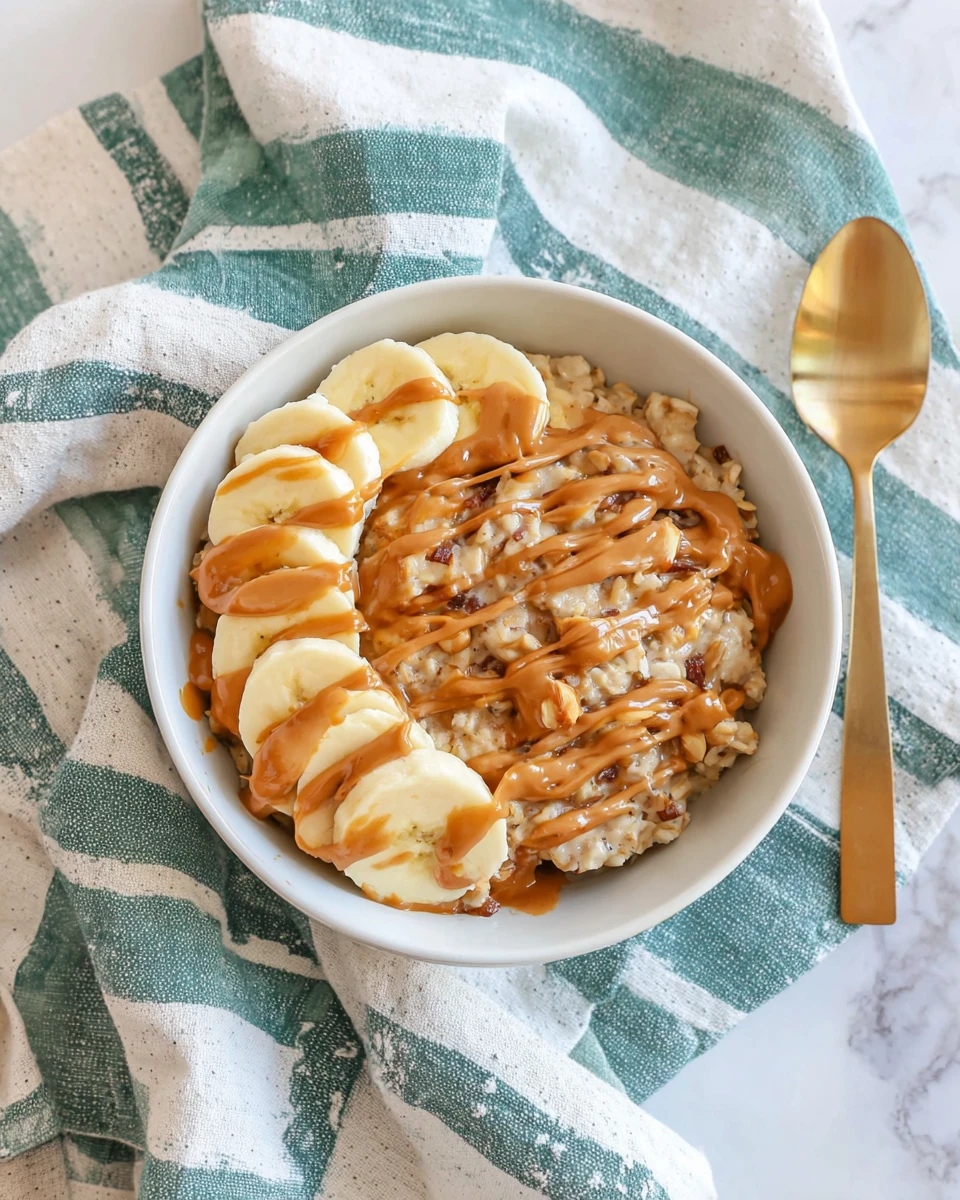 Peanut Butter Banana Oatmeal Recipe Delicious peanut butter banana oatmeal breakfast bowl