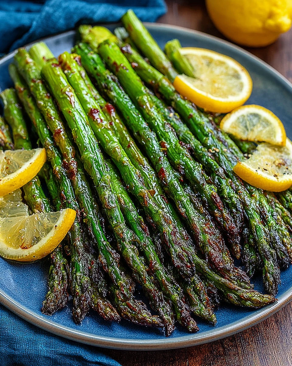Crispy Roast Asparagus Recipe Delicious roast asparagus, perfect side dish for any meal.