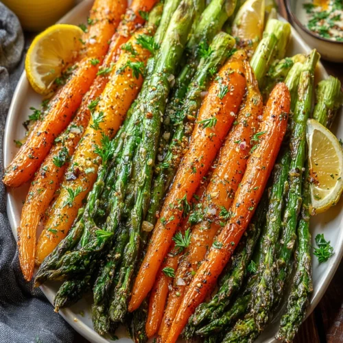 Delicious roasted vegetables, perfect healthy snack.