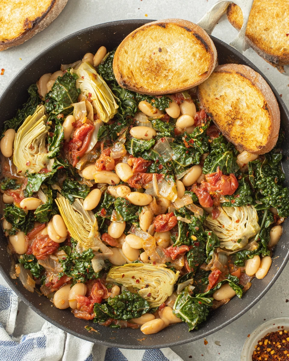 Tuscan White Bean Skillet: A Delightful Weeknight Dinner