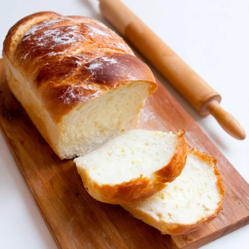 Homemade white sandwich bread, perfect for toast and sandwiches.