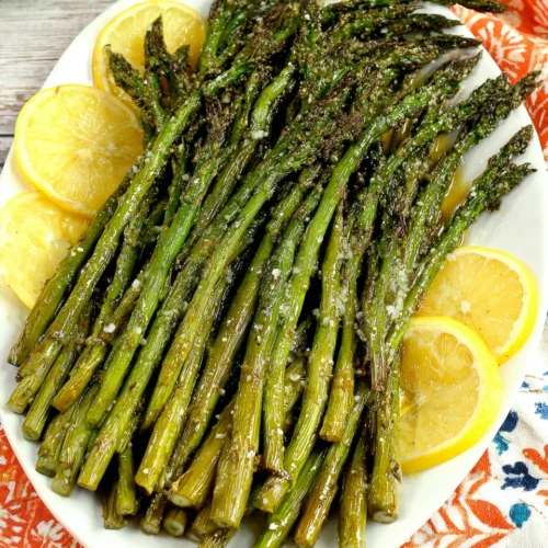 Baked Asparagus: A Simple and Delicious Side Dish 1 Tasty baked asparagus side dish recipe.