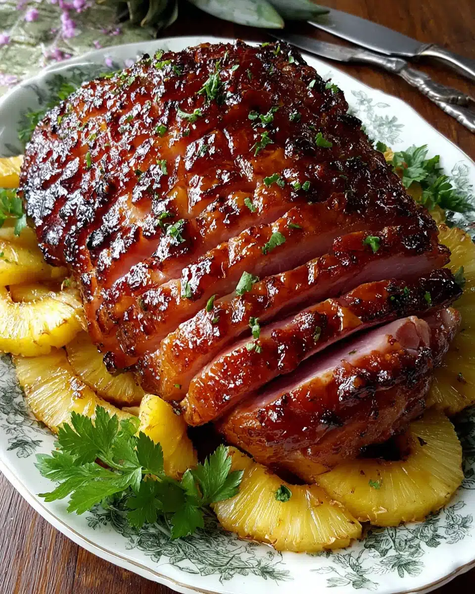 Brown Sugar Bourbon Pineapple Glazed Ham: A Delightful Experience