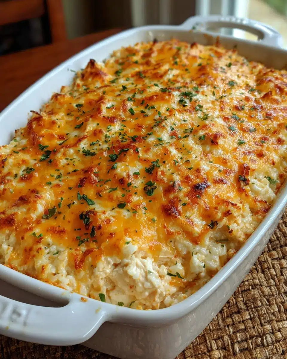 Delicious Chicken Cauliflower Rice Casserole for Easy Dinners