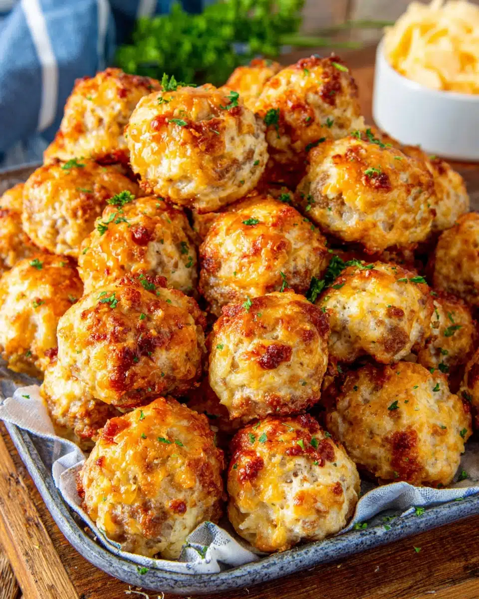 Cream Cheese Sausage Balls Recipe Delicious cream cheese sausage balls for a savory snack