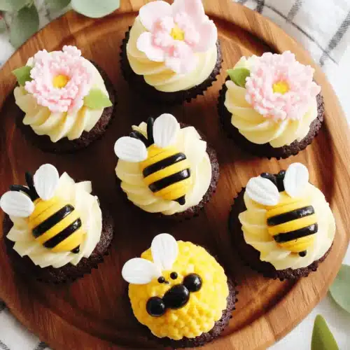 DIY Bumblebee and Flower Cupcakes: Fun and Easy Treats 1 Delicious DIY bumblebee and flower cupcakes for spring
