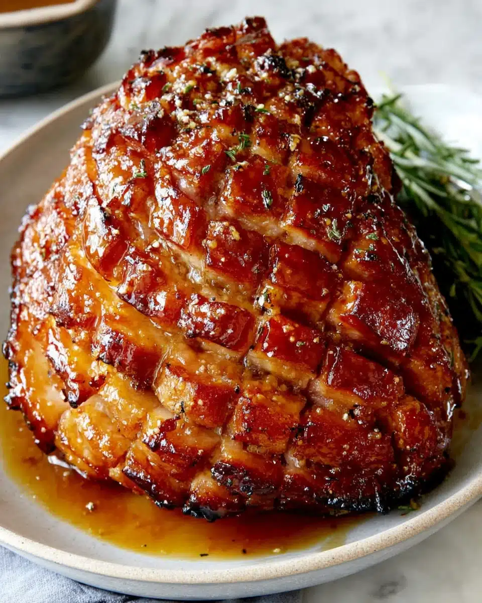 Honey Brown Sugar Glazed Ham Recipe Delicious honey brown sugar glazed ham for gatherings.