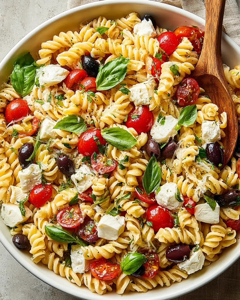 Italian Pasta Salad bursting with fresh flavors