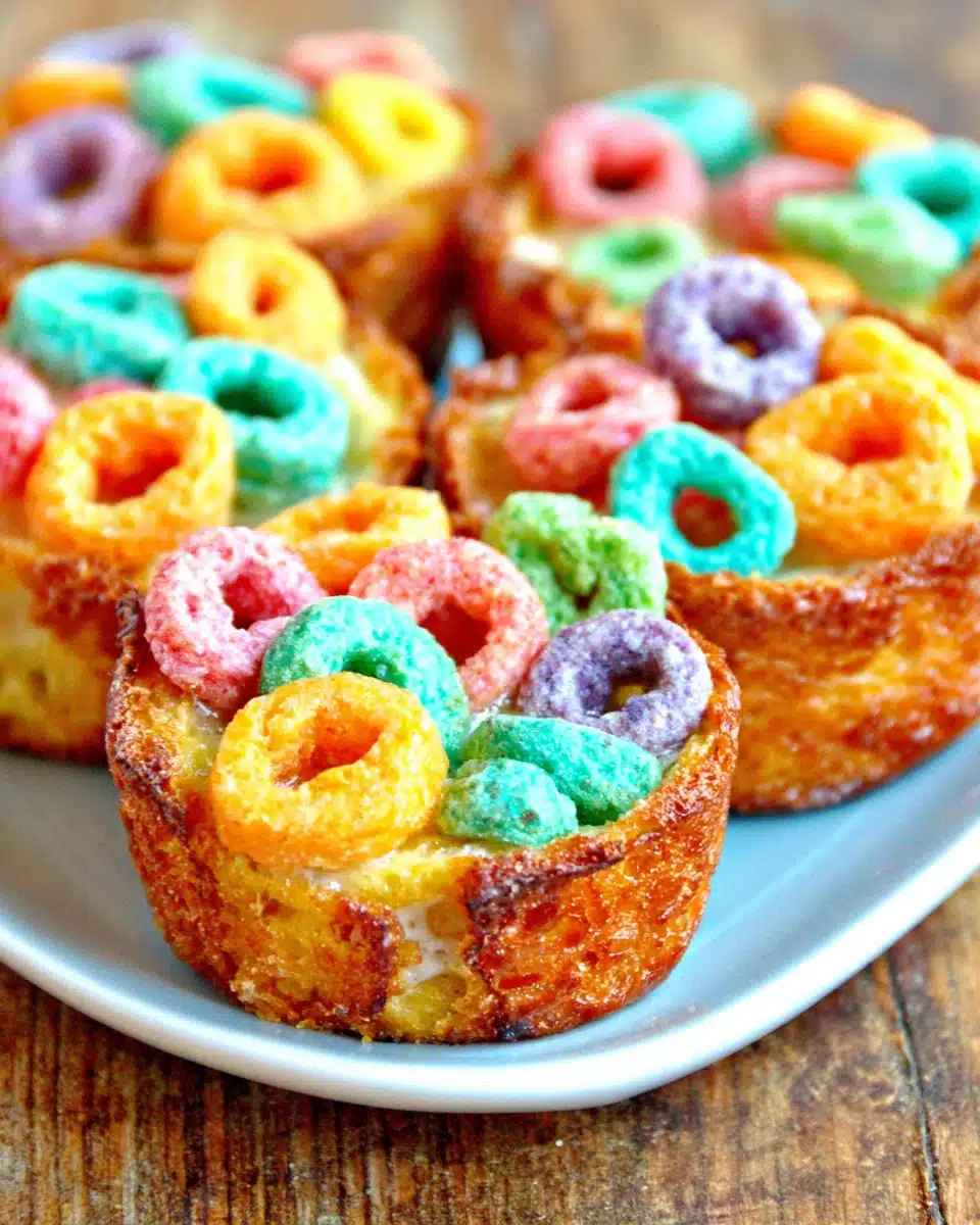 Muffin Tin Fruit Loop French Toast: A Whimsical Breakfast Delight