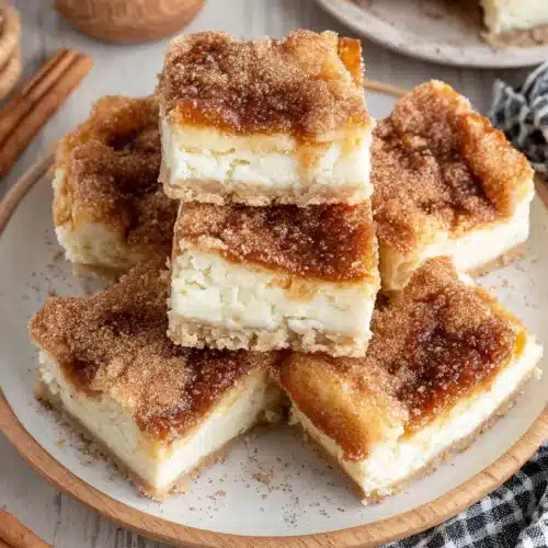 Crescent Cheesecake Bars: Delightfully Easy and Indulgent 1 Delicious crescent cheesecake bars with cinnamon topping.