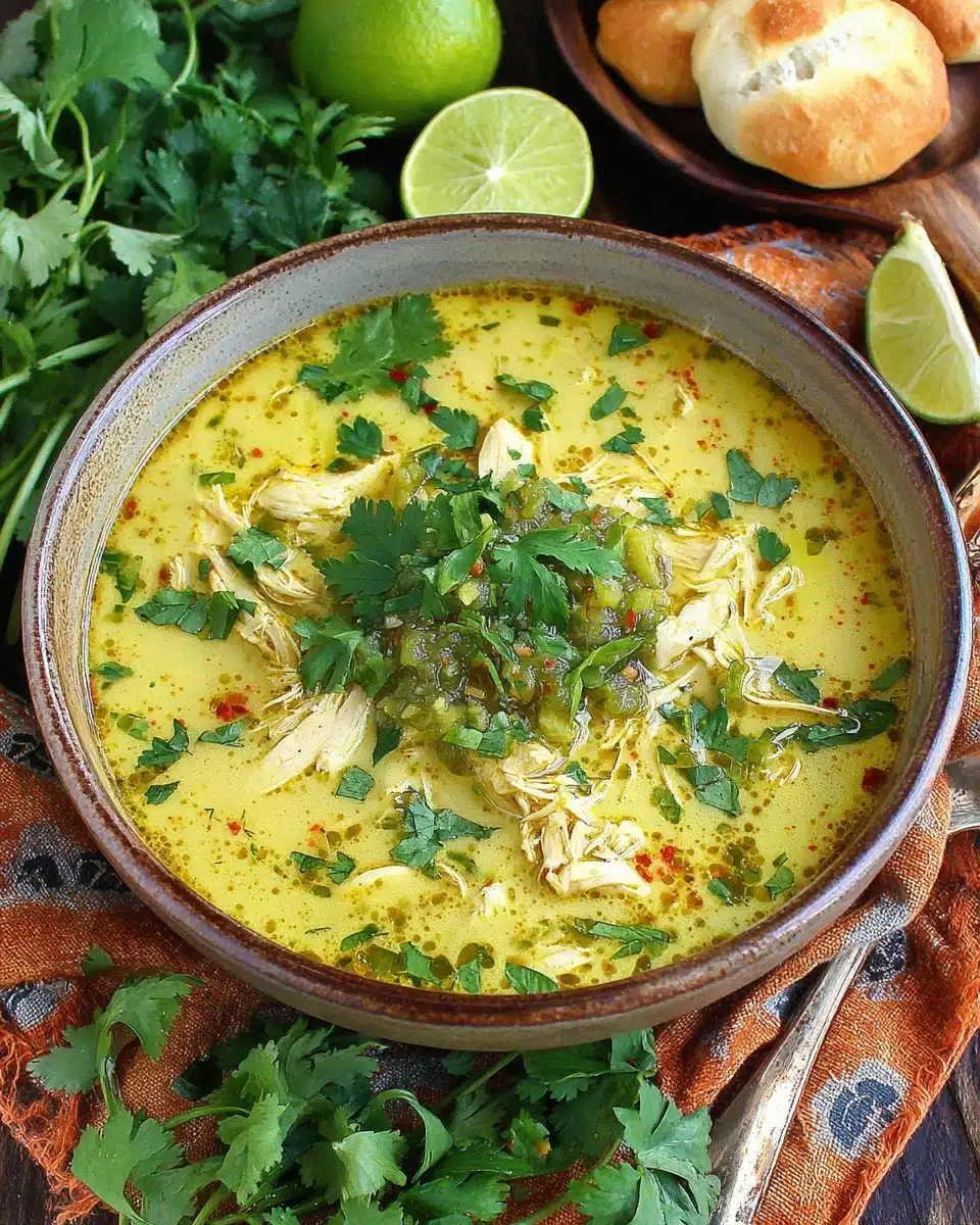 Delicious Green Enchilada Chicken Soup to Savor