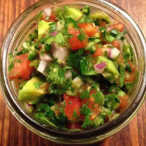 Delicious homemade guacamole recipe from fresh ingredients.