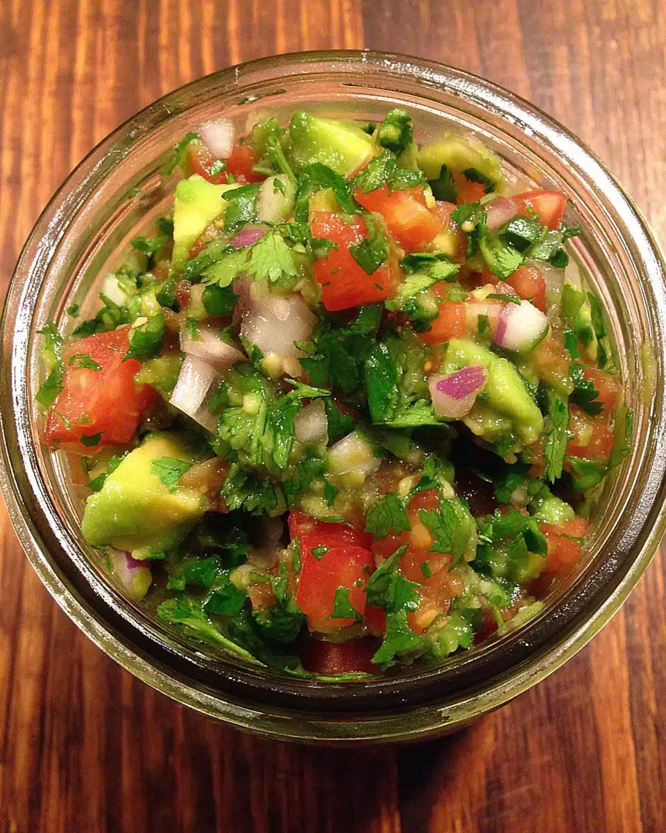 Delicious homemade guacamole recipe from fresh ingredients.