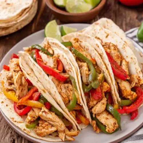 Delicious instant pot chicken fajitas for a quick meal.