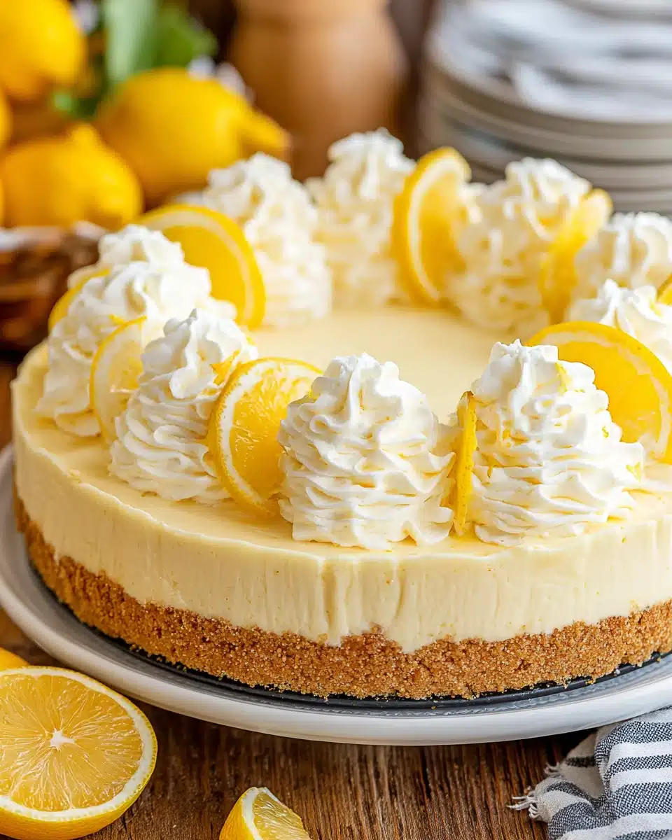 Delicious No-Bake Lemon Cream Pie No-bake lemon cream pie, a refreshing dessert perfect for warm days.