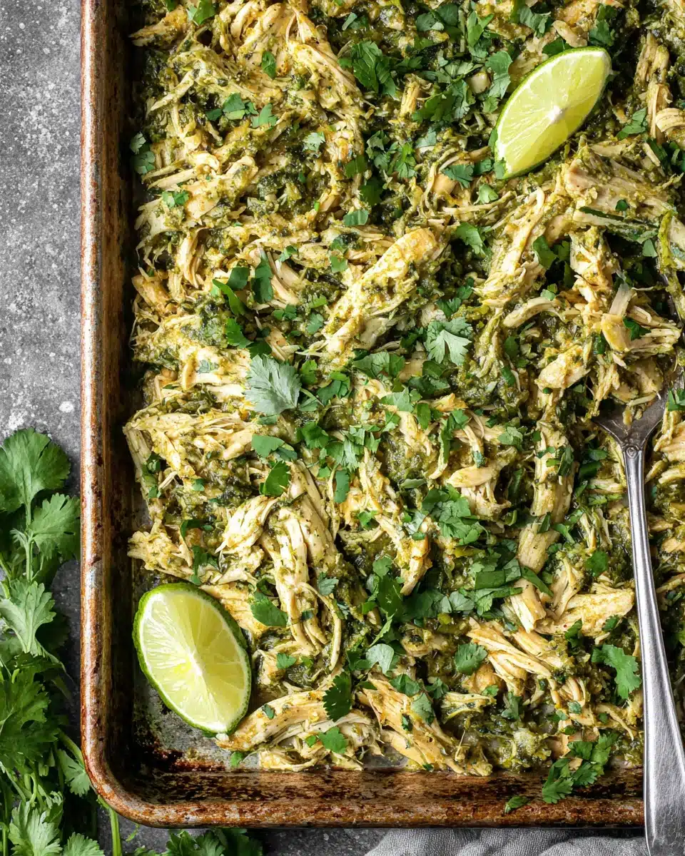 Sheet Pan Salsa Verde Chicken: A Flavorful Delight