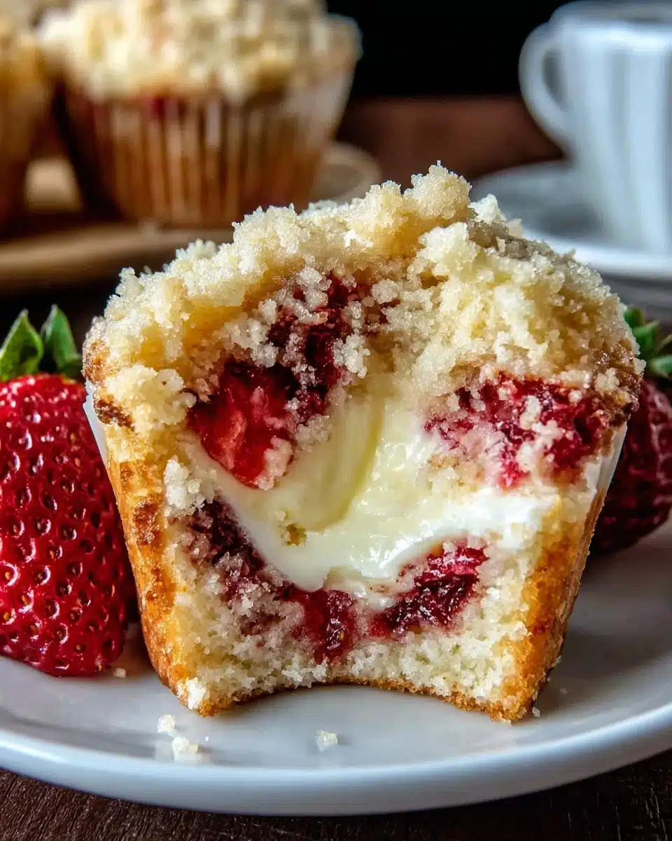 Strawberry cream cheese pie (no-bake) with fresh strawberries and creamy filling