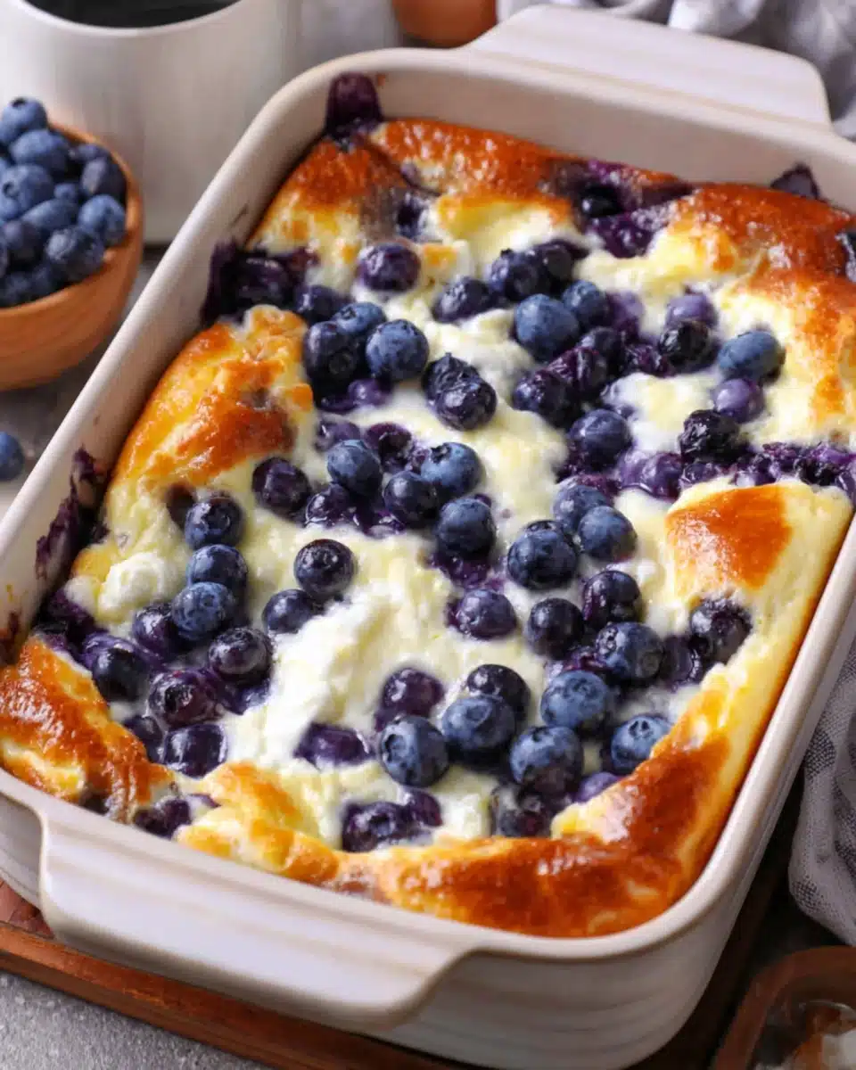 Blueberry Cottage Cheese Breakfast Bake: A Healthy Delight