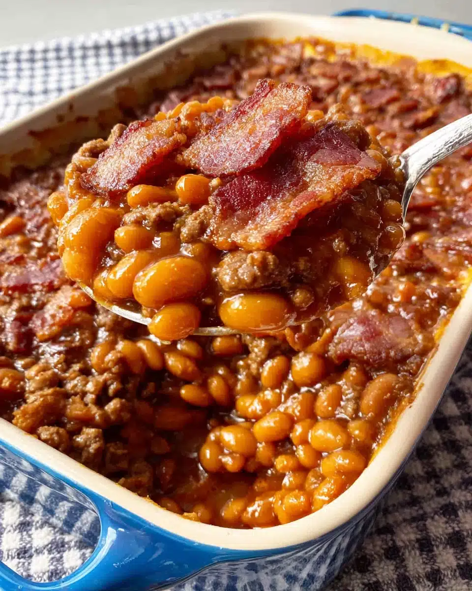 Easy Southern Baked Beans Recipe with Ground Beef and Bacon: A Comforting Classic
