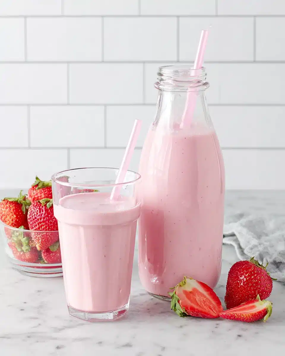 Delicious Strawberry Smoothie Recipe with Yogurt