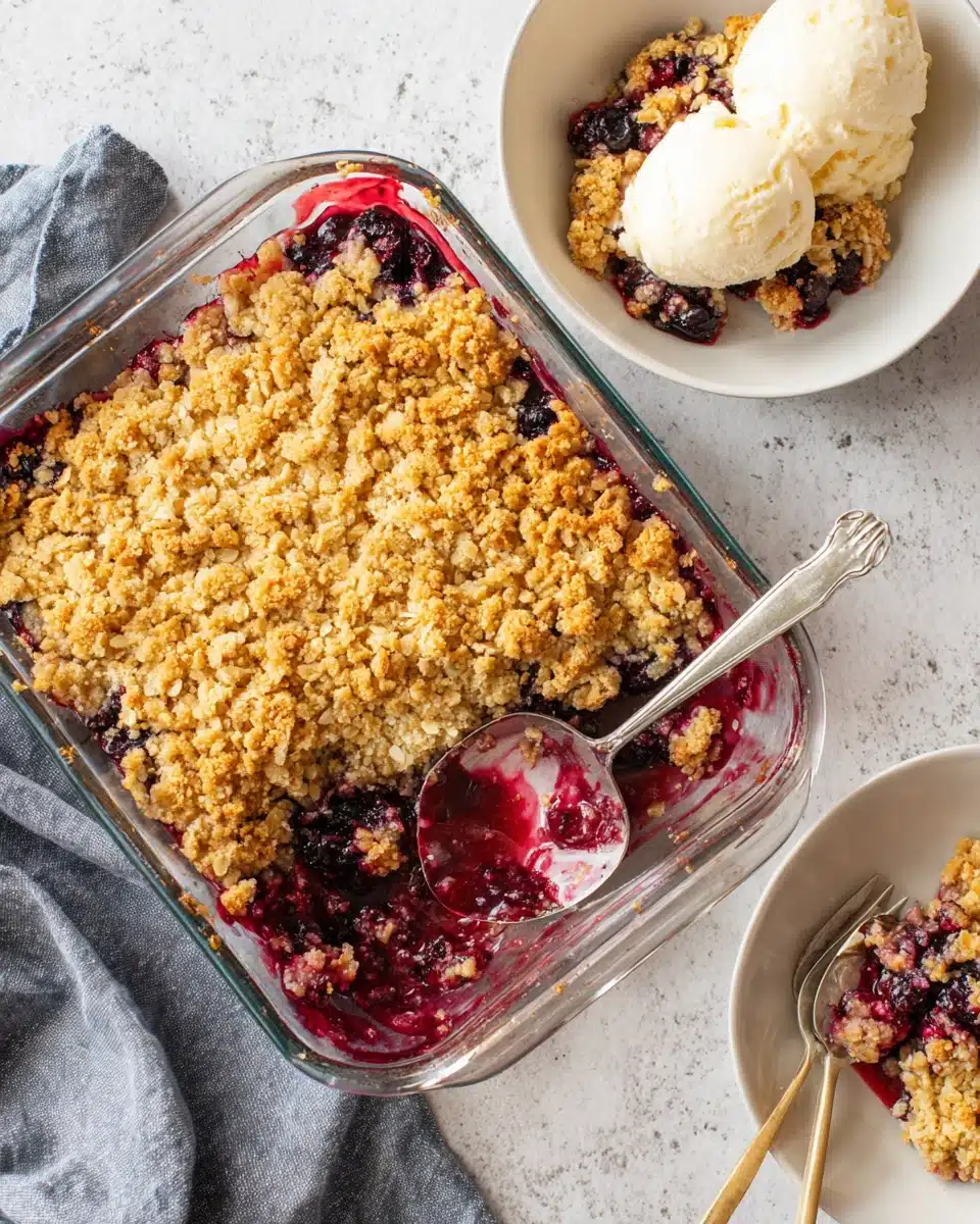 Triple Berry Crisp: A Delightfully Easy Dessert