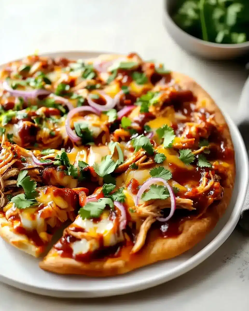 BBQ Chicken Flatbread Pizza: A Quick and Delicious Delight