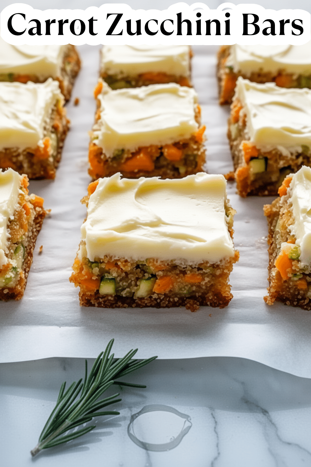 carrot zucchini bars