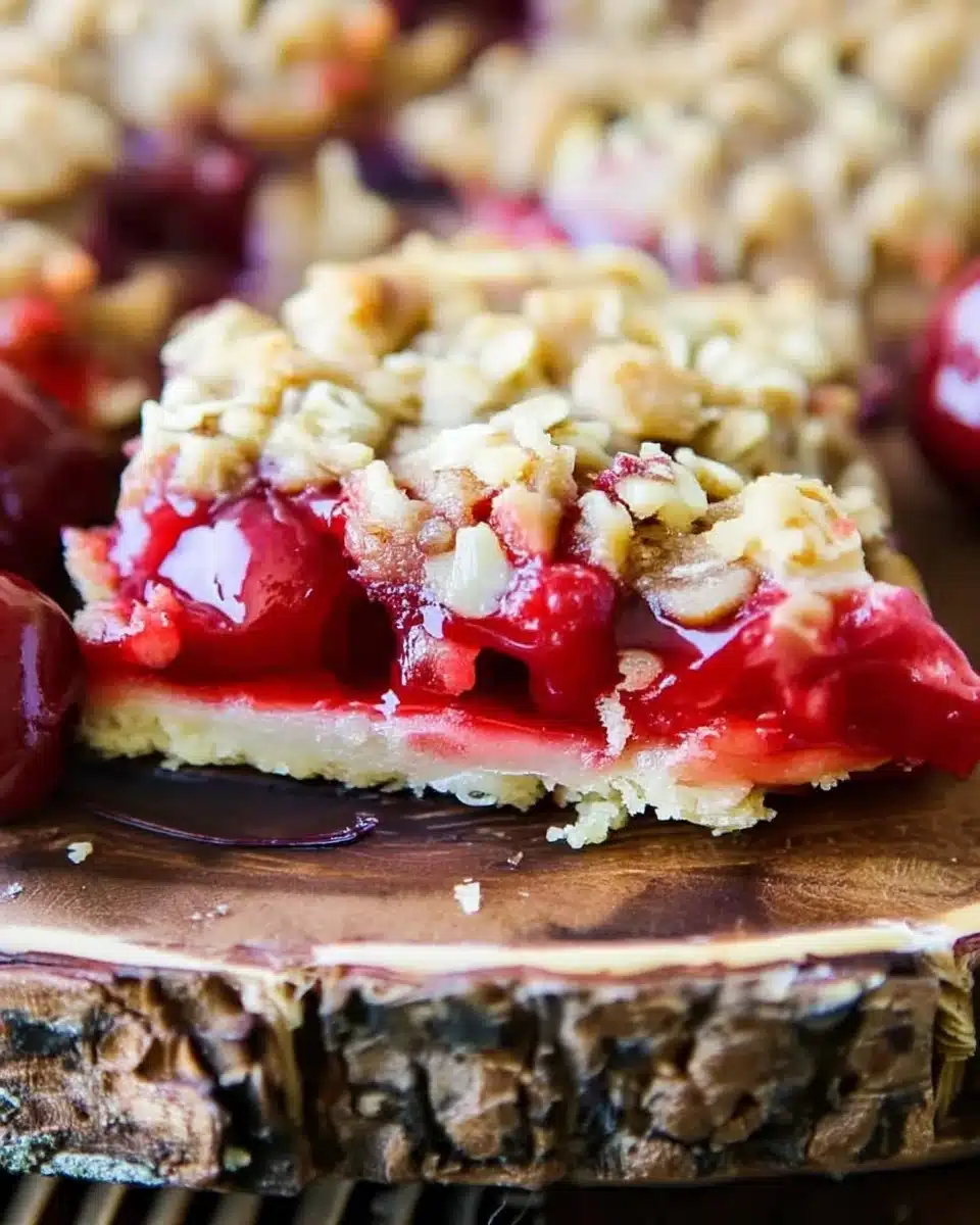 Cherry Crisp Bars Mashup: A Delightful Treat