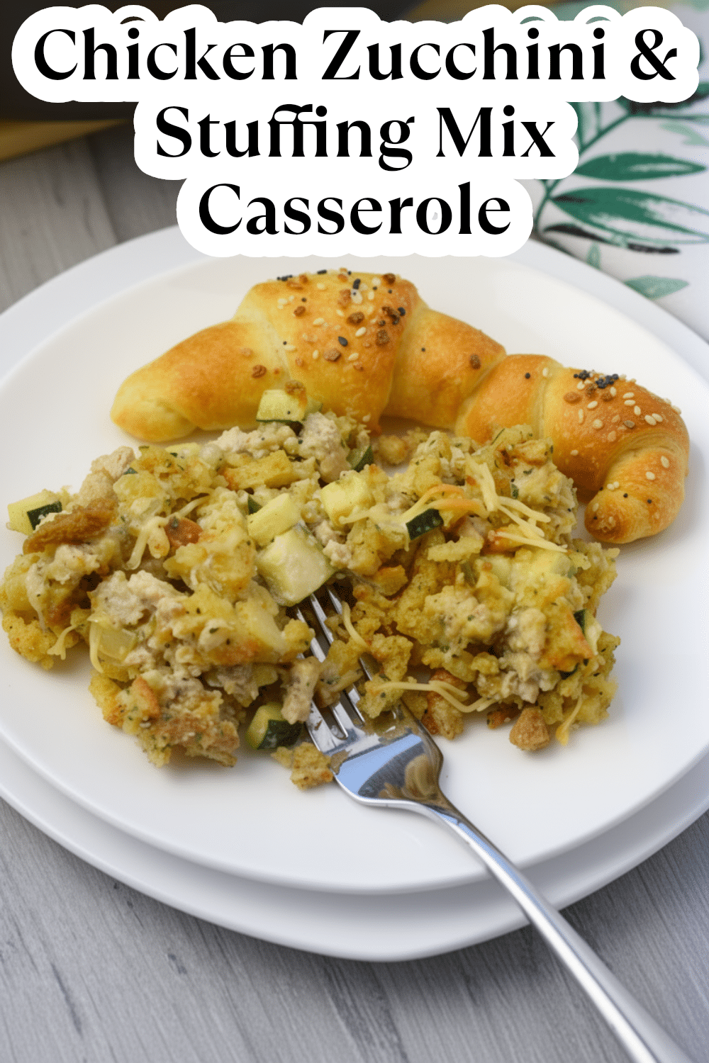 chicken zucchini & stuffing mix casserole