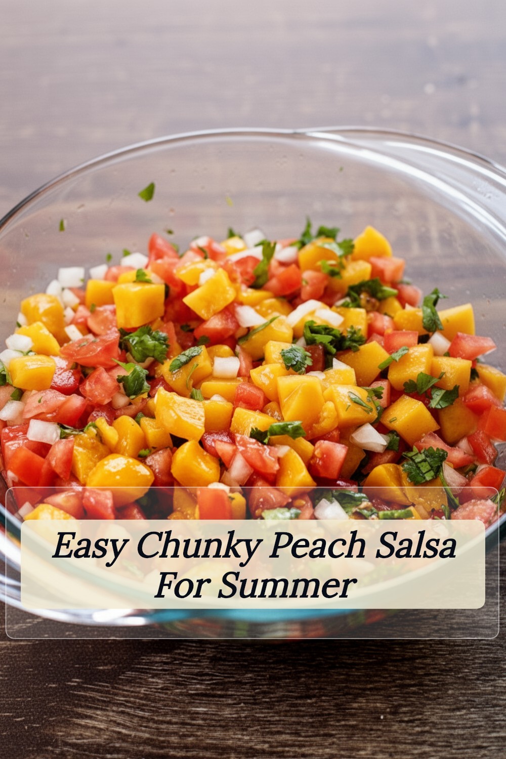 Delicious Chunky Peach Salsa for Summer Snacking 1 chunky peach salsa
