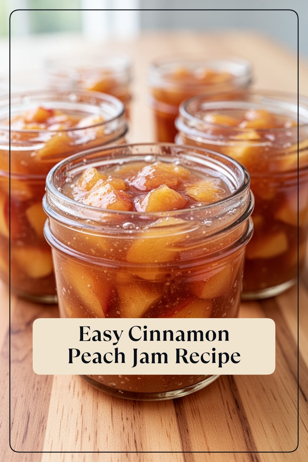 cinnamon peach jam