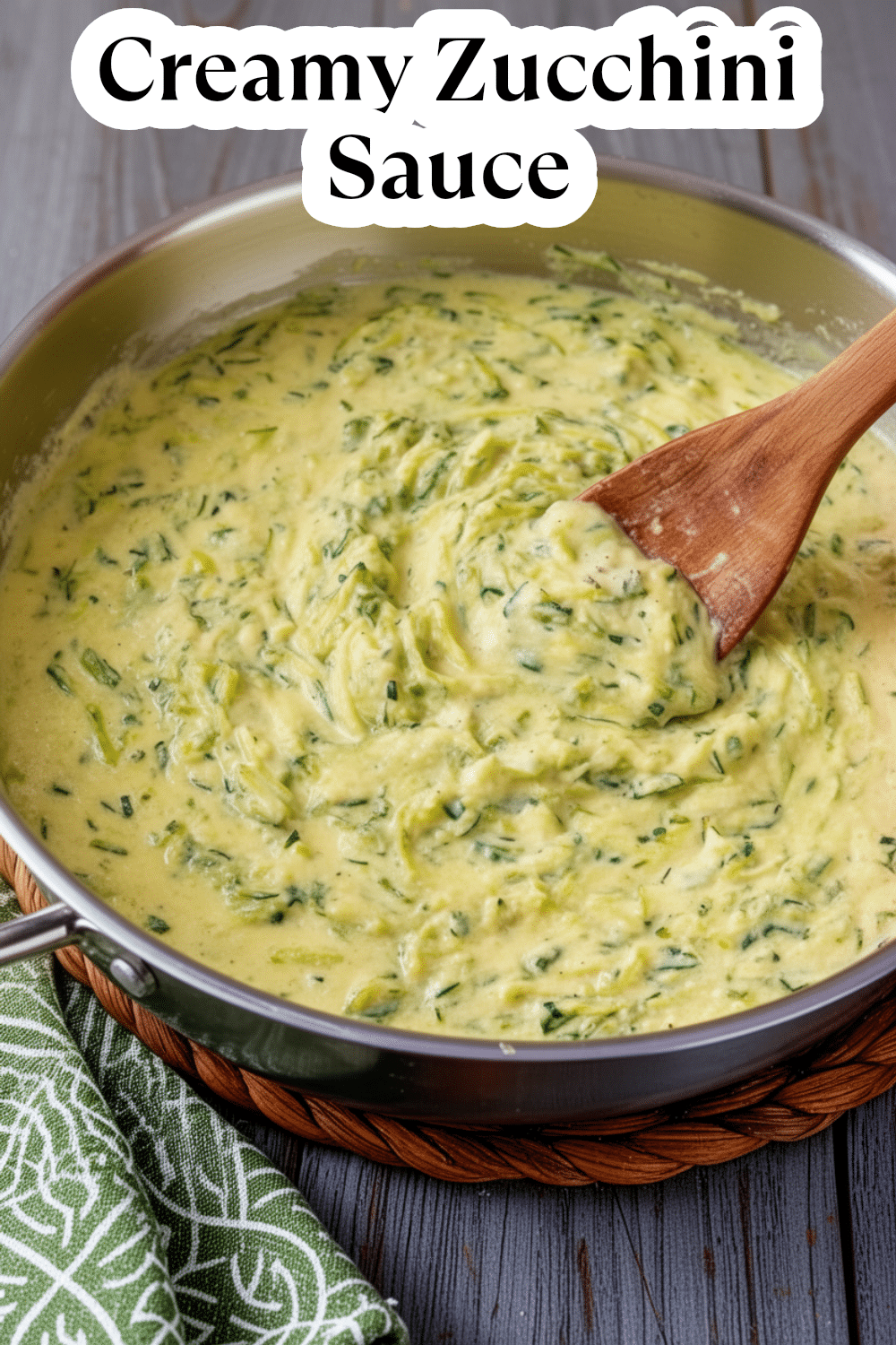 creamy zucchini sauce