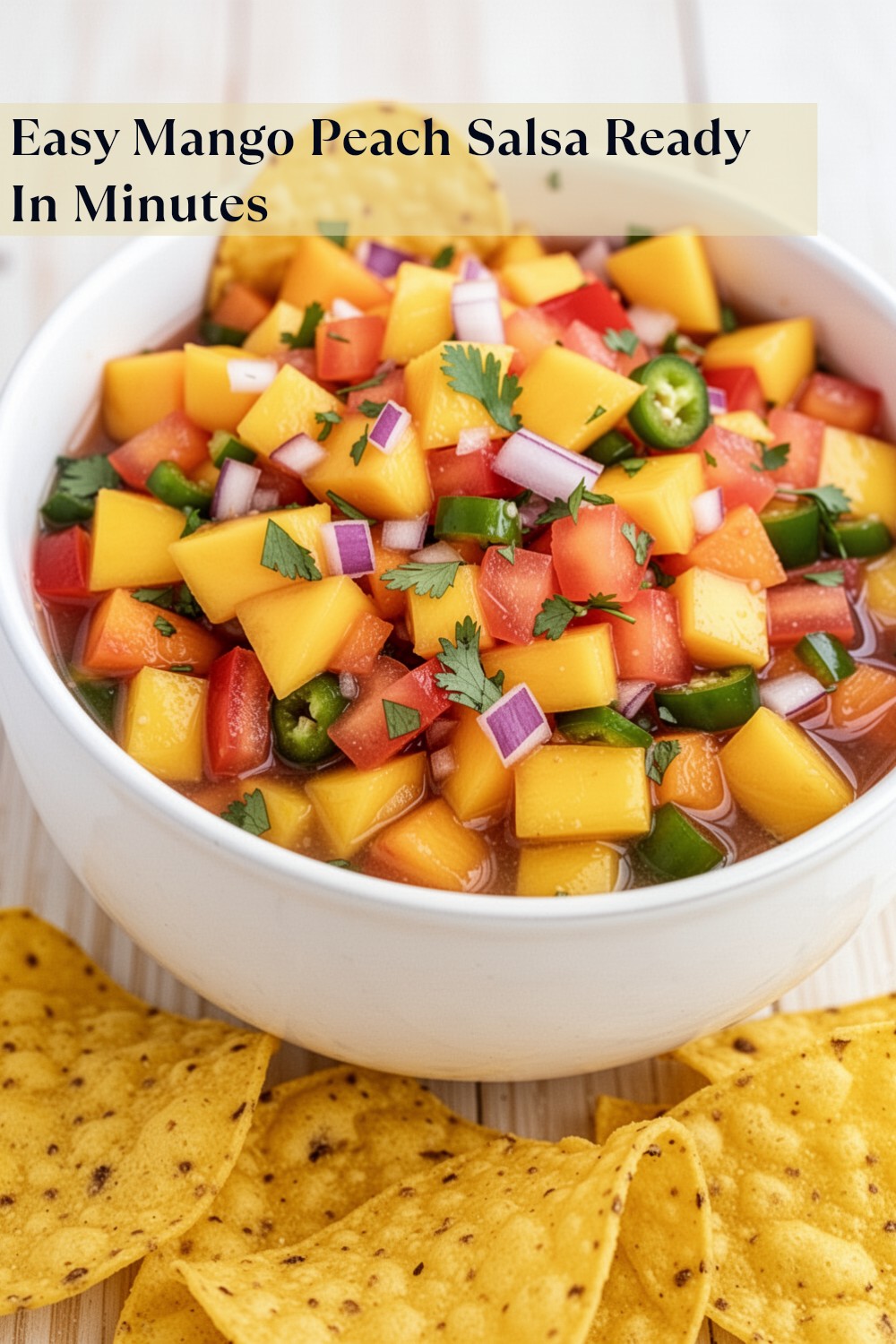 Easy Mango Peach Salsa Recipe: Refreshing and Vibrant Delight 1 easy mango peach salsa recipe
