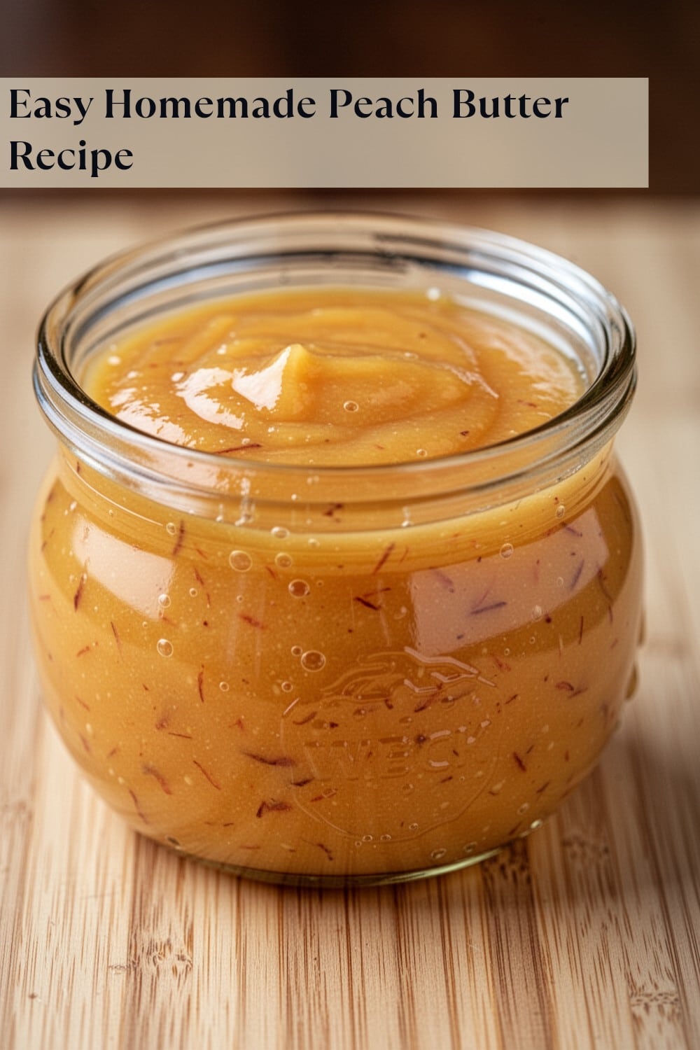 easy peach butter