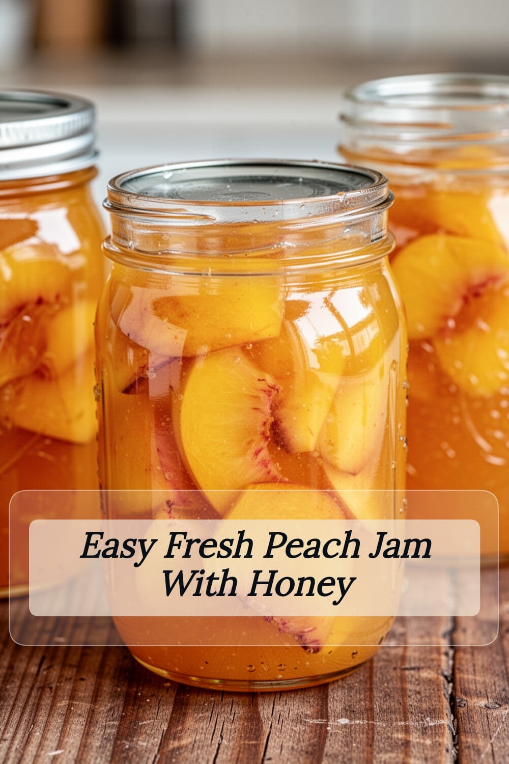 fresh peach jam