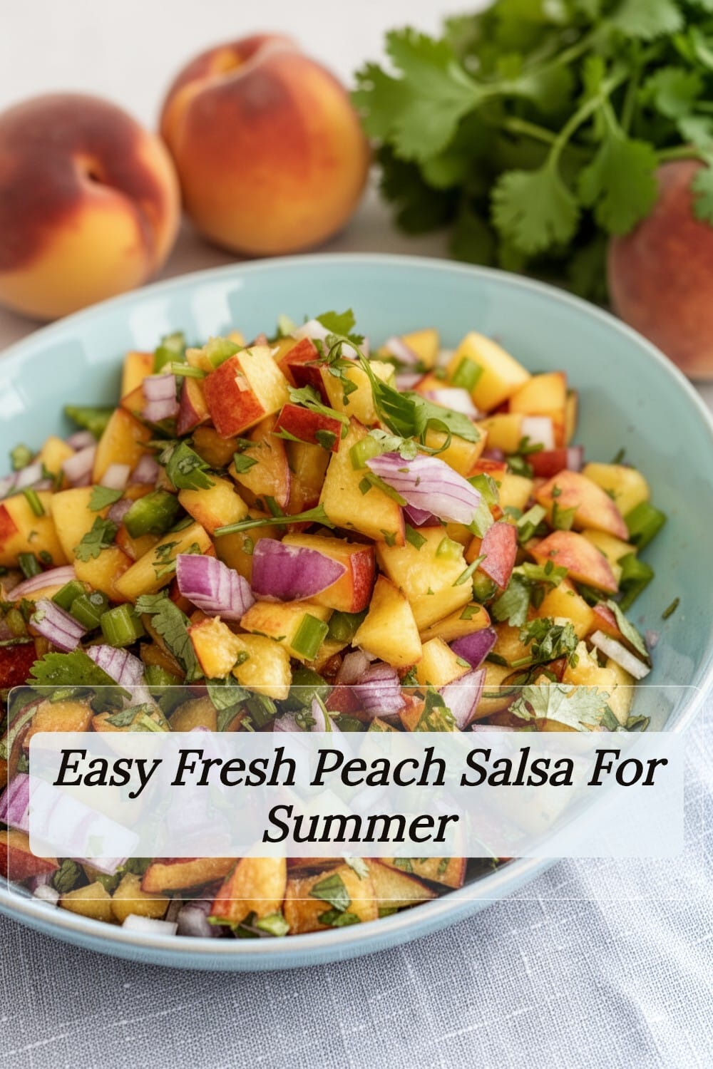 fresh peach salsa