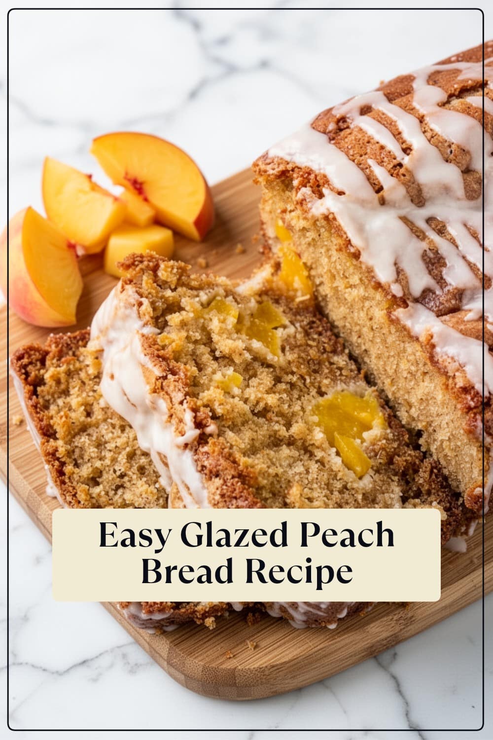Delicious Glazed Peach Bread Recipe for Everyone 1 glazed peach bread