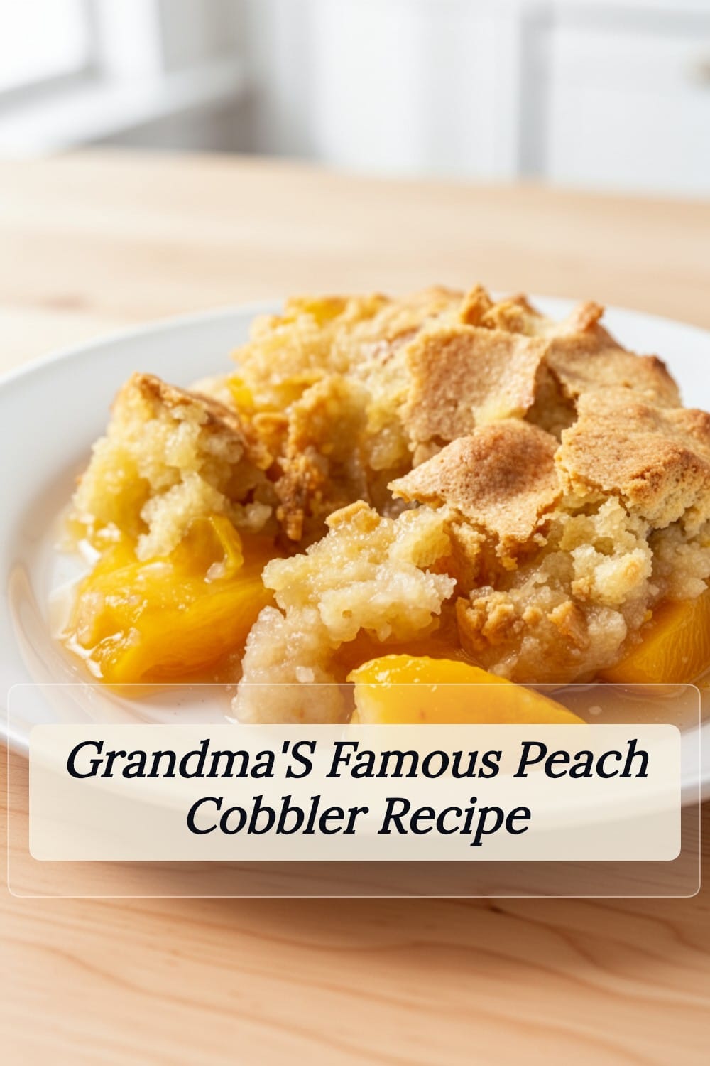 grandma's famous peach cobbler recipe