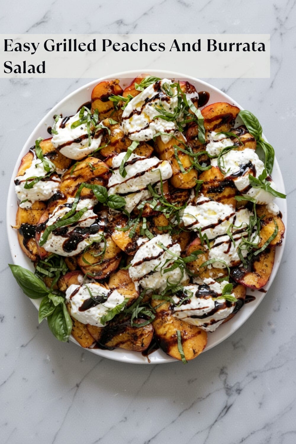 grilled peaches and burrata salad