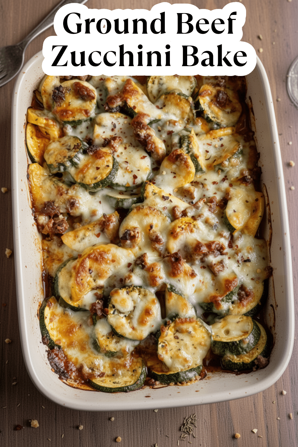 ground beef zucchini bake