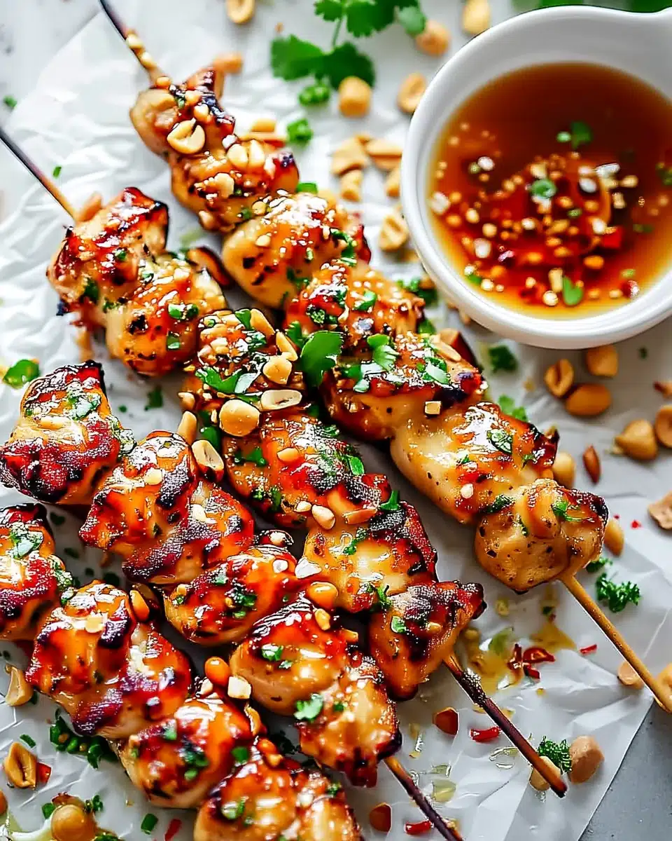 Honey Garlic Chicken Skewers: A Delicious Delight