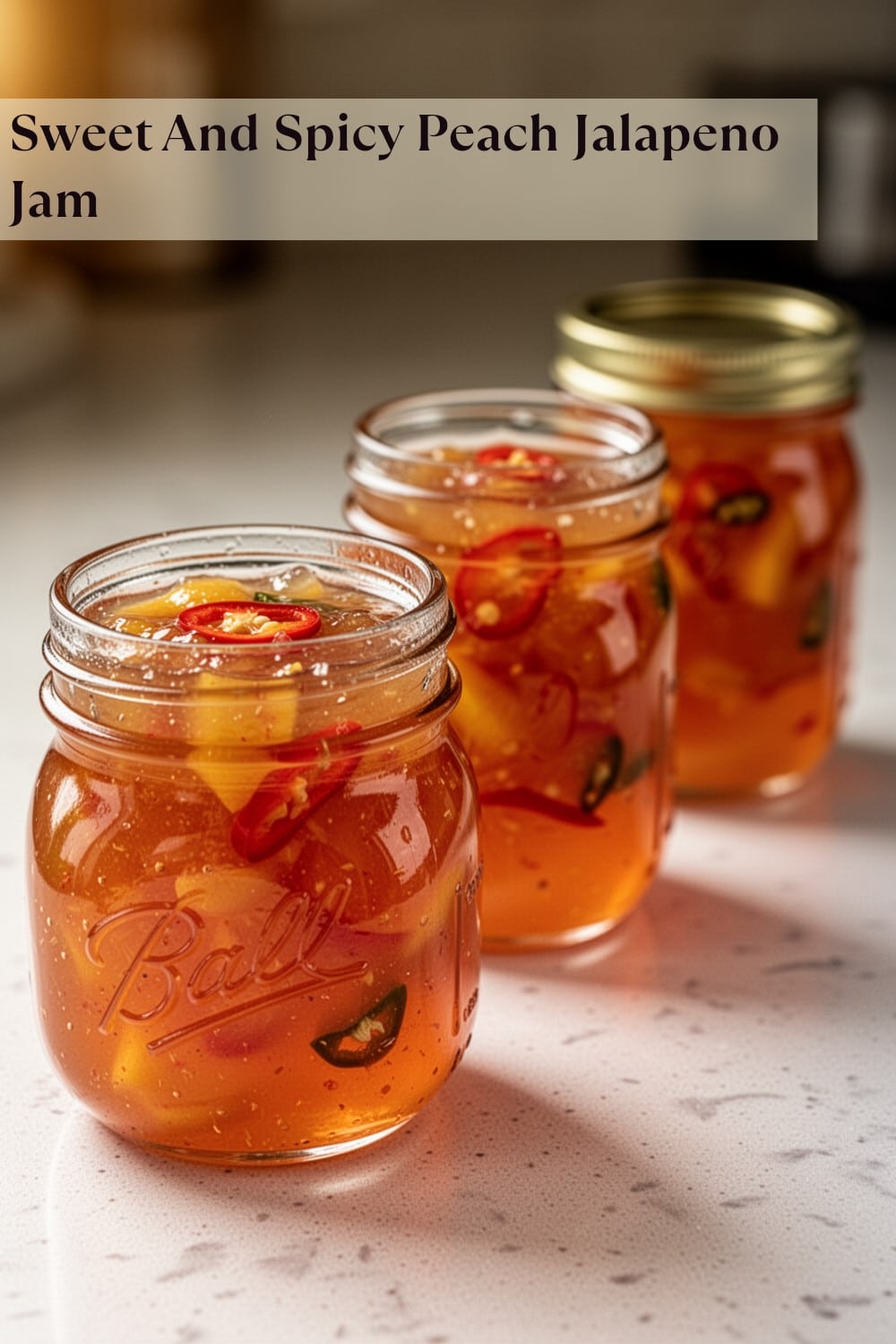 peach and jalapeno jam